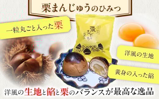 【当店自慢！】こだわりの 焼き菓子 栗まんじゅう 15個入【栗まんじゅう本舗 小田製菓】 [QAR007]