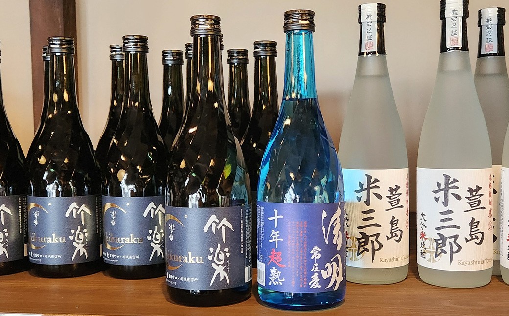 
            豊後清明十年超熟 25度720ml ・ 竹楽 25度720ml 各3本 計6本セット
          