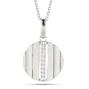 ネックレス メンズ プラチナ ダイヤモンド ペンダントトップ 大ぶり サークル ダイヤ pt900 ストライプ コイン型 ラウンド お守り ジュエリー シンプル 大きめ 普段 使い 人気 250520