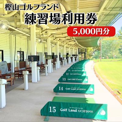 【ふるさと納税】ゴルフ 兵庫 練習場 利用券 5,000円分 樫山ゴルフランド 練習 打ちっぱなし ゴルフプレー ゴルフプレー券 券 チケット ギフト券 ゴルフ場 旅行 兵庫県 小野市