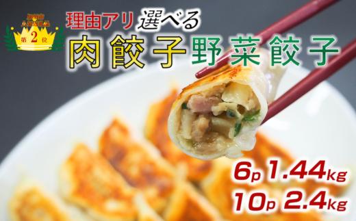 【理由あり(わけあり)】「冠生園」の食べ比べ餃子セット（冷凍　肉・野菜餃子）　108個（18個入×各3パック）