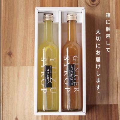 ふるさと納税 阿南市 徳島県産果汁たっぷり　ゆず・しょうがシロップ(500ml)2本セット【5倍希釈】 |  | 01