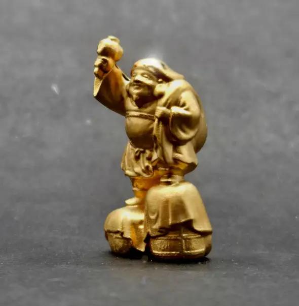 【造幣局ホールマーク入り】【純金】大黒天　大 15~16g　【甲斐石和温泉七福神】　252-029