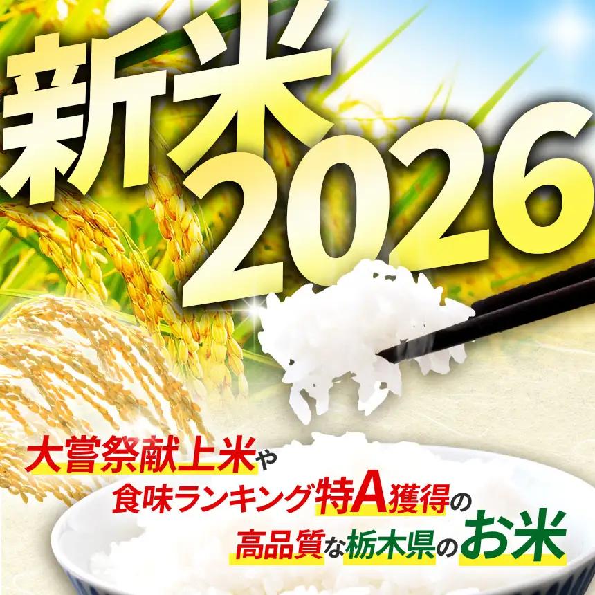 【定期3回】令和8年度 栃木県産こしひかり（玄米）約2kg 