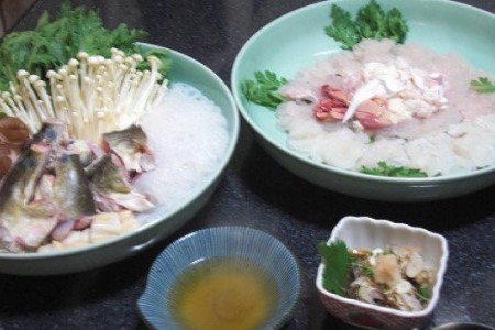 【若男水産】淡路島名物！風味豊かな天然鱧すきセット（２～３人前）◆配送5月25日～9月30日