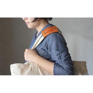 栃木レザー使用｜バッグの本革持ち手カバー 2個セット｜Handle cover｜キャメル｜minca（全7色）