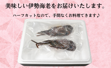 伊勢海老 ハーフカット 2枚 イセエビ 海老 えび パーティー グリル パスタ グラタン 簡単調理 調理 かんたん 簡単 冷凍 冷凍食品 無添加 新鮮 地魚 海鮮 魚貝 魚介 魚 おかず おつまみ 惣
