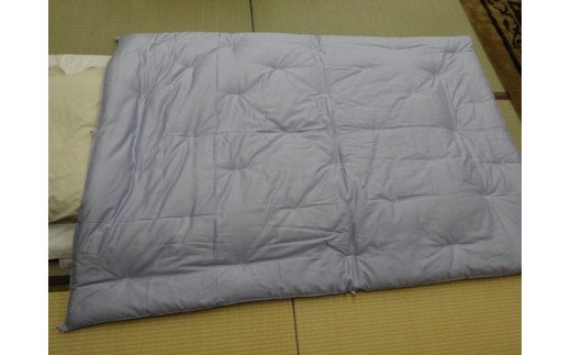 エジプト綿入り肌掛ふとん　（ブルー）【CW75W1】