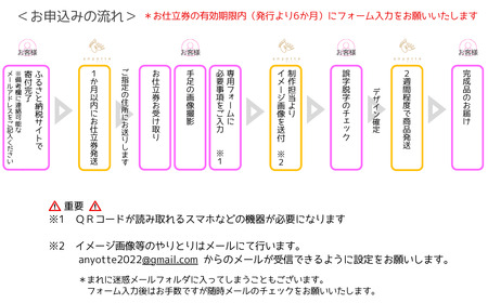 「アクリル手形足形アートキーホルダー」お子様との思い出をキーホルダーに♪お仕立券をお送りします。