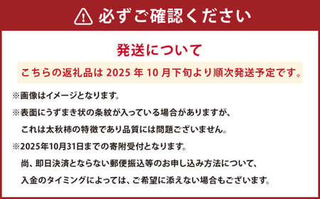熊本県産 太秋柿 2kg 【2025年10月下旬発送開始】 フルーツ くだもの 果物 かき 柿