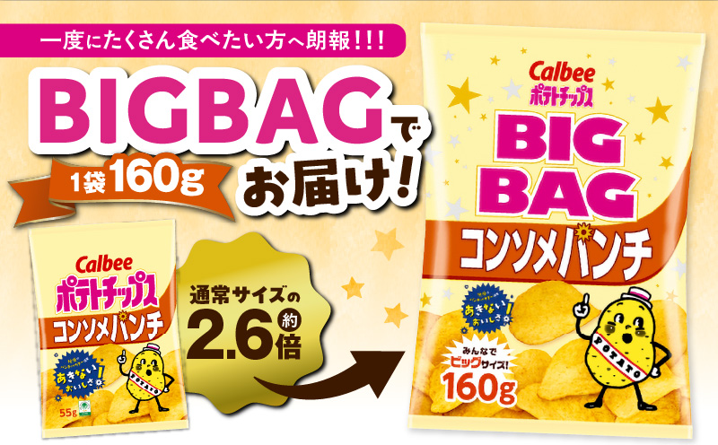 カルビー ポテトチップス BIGBAG【コンソメパンチ】12袋　K194-002_06