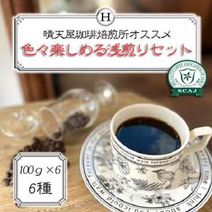 色々楽しめる浅煎りセット　100g×6【1672083】