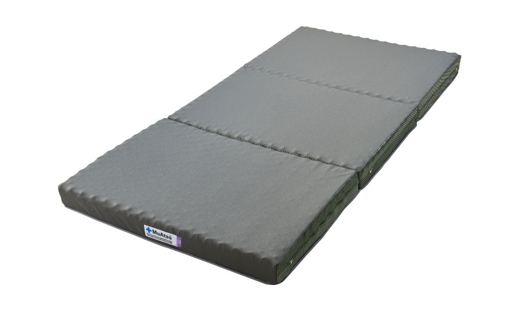 ムアツ マットレス プロ レギュラー シングル 三つ折り 折りたたみ マットレス 約 10cm 敷布団 敷き布団 寝具  シーツ 専用シーツ付 綿 ピンク 昭和西川 体圧分散 通気性 寝返りサポート 