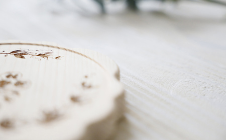 No.1112 まるで手鏡のような鍋敷き B