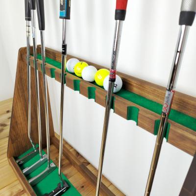 ふるさと納税 横手市 WOOD WORKS ゴルフクラブスタンド パターラック10本用 【本体カラー:ブラウン】 |  | 02