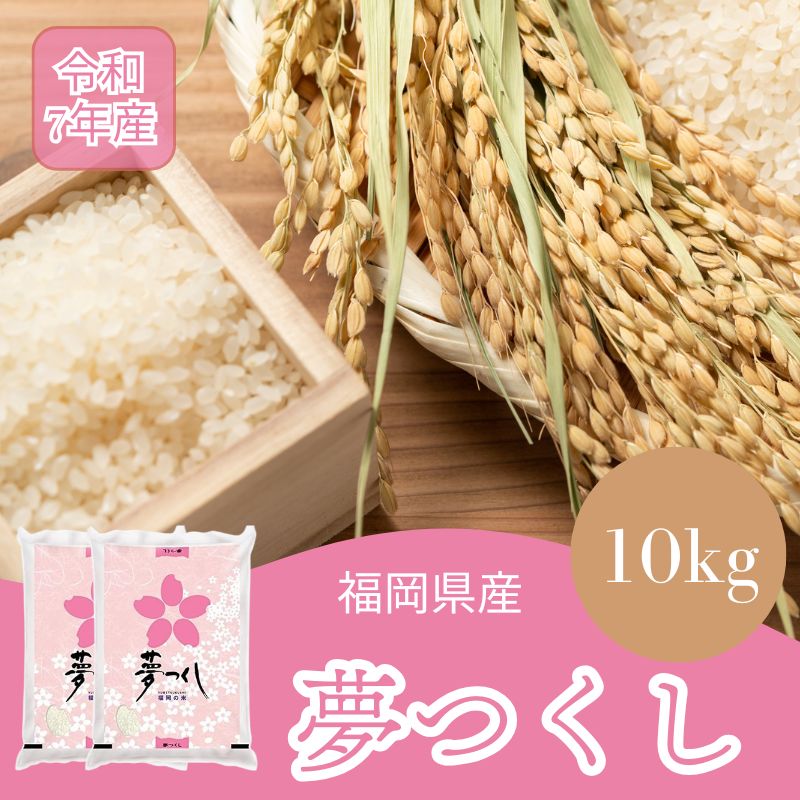 【ふるさと納税】数量限定 令和7年産 夢つくし 精米 10kg〔5kg×2袋〕 [M933-1] ごはん コメ ご飯 精米 白米 ブランド米