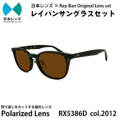 【ふるさと納税】レイバン サングラス RX5386D 2012 ブラウンレンズ オリジナル rayban レイバンサングラス セット 国産 偏光レンズ 偏光 レンズ 大阪 大阪府 岸和田市　お届け：お申込みから1ヵ月程度で順次発送予定
