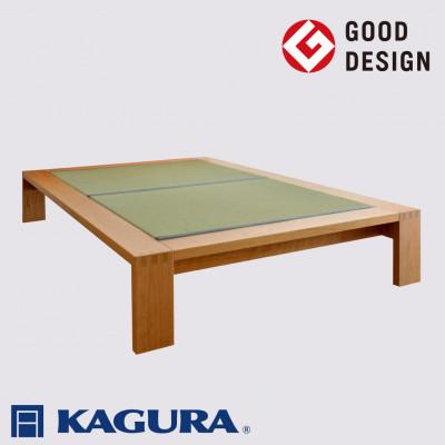 ふるさと納税 常陸大宮市 【家具蔵】タタミベッドモデルノヘッドレス シングル チェリー材