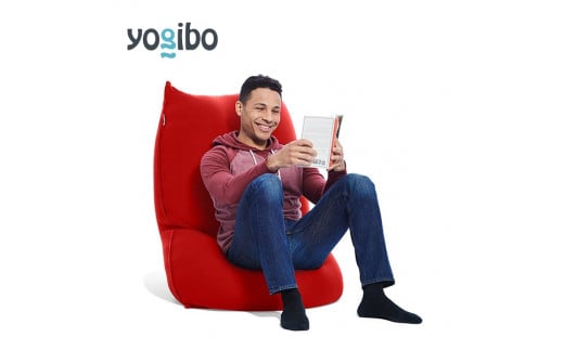 M234-4 ビーズクッション Yogibo Max Lite（ヨギボー マックスライト) レッド