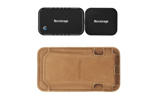 映像出力やデータ転送と同時に給電可能なマルチアダプターとポータブルSSD、専用MagsafeケースセットNX-PDPA1｜PDPアダプター®NX-P2SEG 4TB｜ポータブルSSDNX-PDPA1MC｜MagsafePUレザーケース