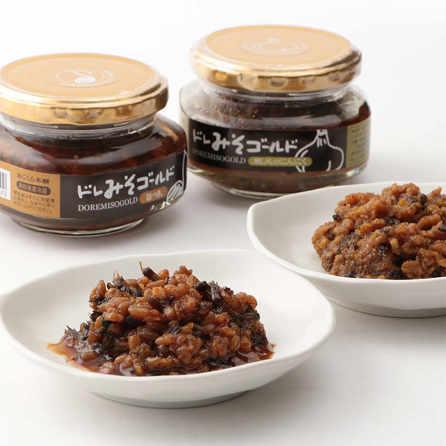 ドレみそゴールドギフト 金山寺味噌／6個セット（旨味・にんにく風味 各3個）