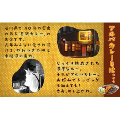 ふるさと納税 小松市 【金沢カレー】カレーの市民アルバ レトルトカレー 600g×5袋 |  | 01