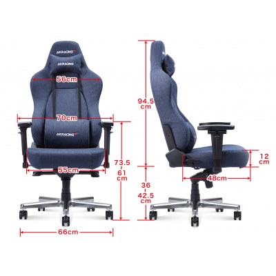 AKRacing オフィスチェア ゲーミングチェア Premium Denim【1366859】