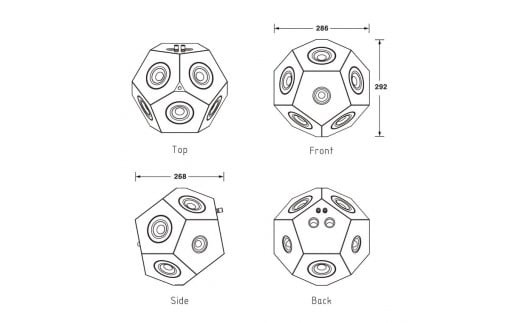 Y-01 12面体スピーカー