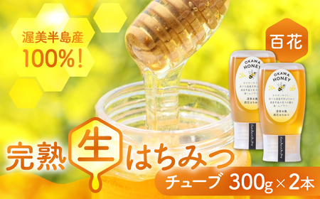 渥美半島産純粋百花はちみつ 300g 2本 蜂蜜 ハチミツ 蜂蜜
