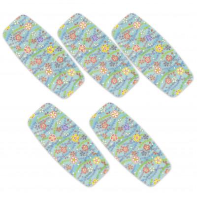 ふるさと納税 和歌山市 友禅和紙 おしぼり トレー 梅桜 桜流れ 5枚セット 食洗機対応の和風おしぼりトレー