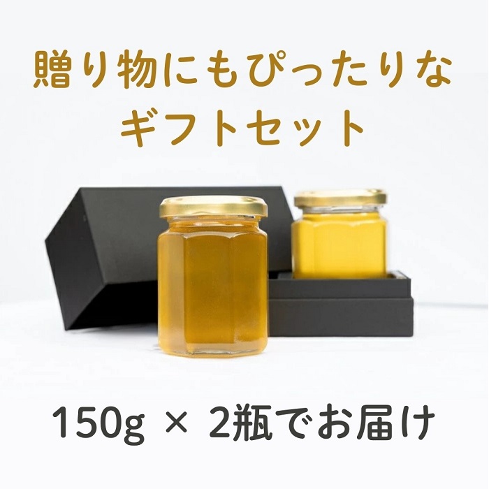 国産みかんはちみつ：伊豆の陽だまり みかんの生はちみつ（贈答用150g×2本） 1378 ／ Honey・D  国産 ハチミツ 非加熱 無添加 静岡県 東伊豆町