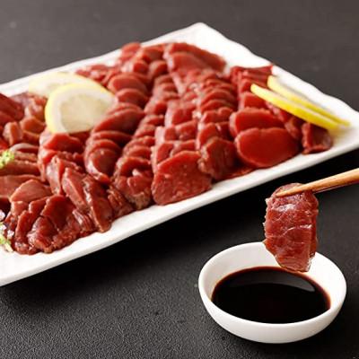 ふるさと納税 山江村 【カナダ産国内肥育】熊本直送　馬刺し　ブロック肉　赤身100g+大トロ100g(山江村) |  | 01