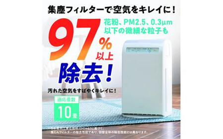 加湿空気清浄機 10畳HXF-C25-Wホワイト アイリスオーヤマ