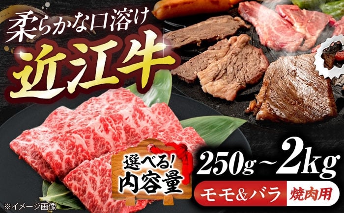 
                  【選べる容量】近江牛モモ＆バラ（焼肉）250g~2kg  / 近江牛 バラ 焼き肉用牛肉 牛肉 三大和牛 ブランド牛 バラ モモ 高級 和牛 国産牛 近江牛 三大和牛 焼肉 焼き肉 BBQ 焼肉牛肉 モモ バラ 赤身 霜降り 霜降り牛肉 赤身牛肉 近江牛焼肉 近江肉 バラ 近江牛 人気 おすすめ / 栗東市 / 有限会社 岡山[BIBE071]
                