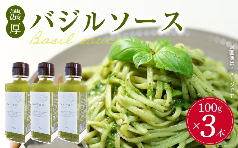
DG6013n_濃厚バジルソース（瓶）100g×3本入り
