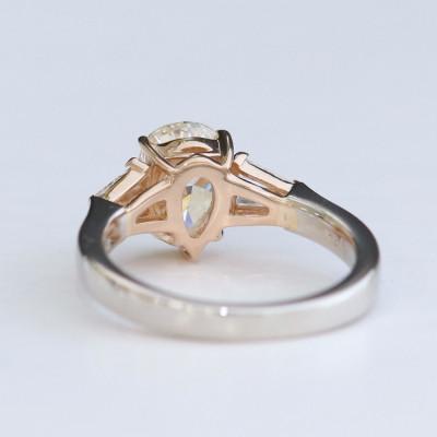 ふるさと納税 山梨市 プラチナ/K18PGダイヤモンド【1.587ct D0.28ct】G5657 |  | 03