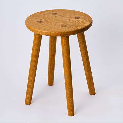 ふるさと納税 あきる野市 丸スツール【家具職人手作り】 |  | 01