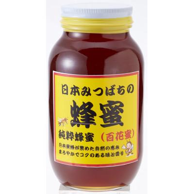 ふるさと納税 下仁田町 希少!純粋日本みつばちの蜂蜜1200g