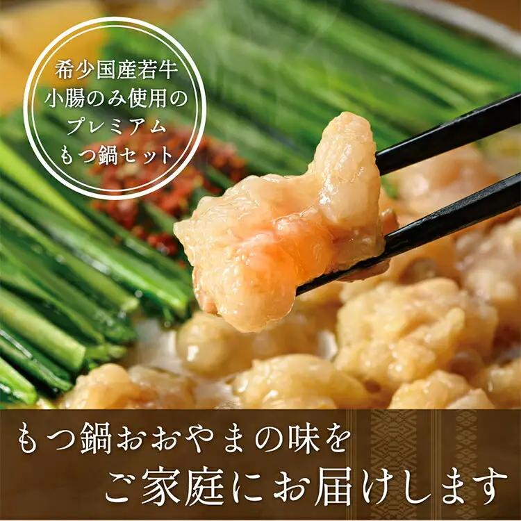 博多もつ鍋おおやま みそ・しょうゆ 食べ比べセット 各2人前(合計4人前)CQ009