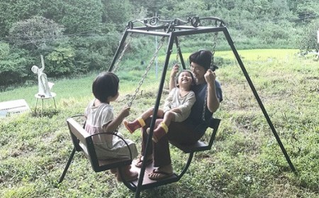 ツヨニー 家庭用ブランコ 【ゆりかご ブランコ ヨーロピアンタイプ】［(S)1587］