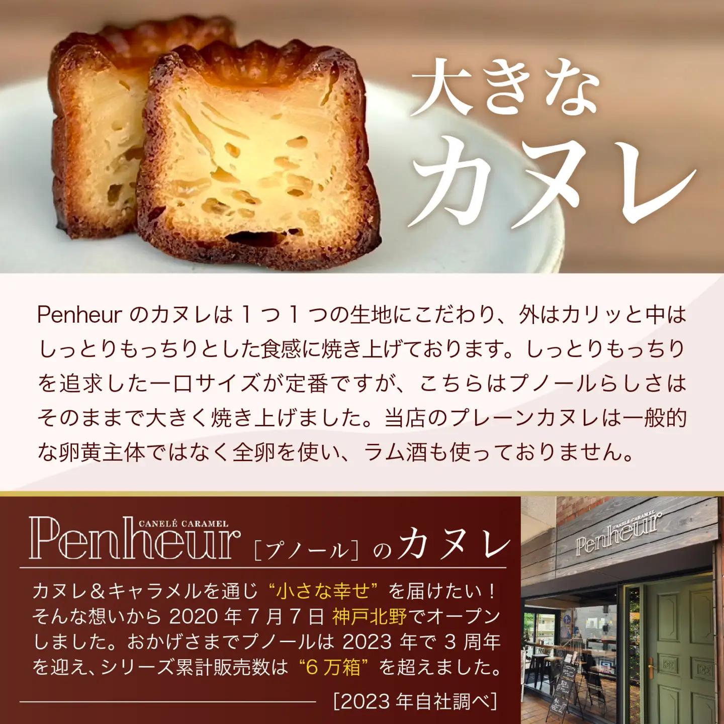 【Penheur】【 訳あり 簡易包装 】大きなカヌレ 6個入り｜ カヌレ 焼き菓子 