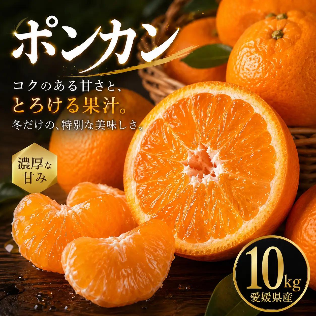 ポンカン 家庭用 10kg 【2027年1月中旬頃から順次発送】 | ぽんかん みかん ミカン mikan 蜜柑 訳ありフルーツ 柑橘 果物 おすすめ お勧め お取り寄せ ギフト 愛媛県 松山市 【MKN044】