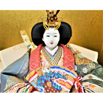 ふるさと納税 小野市 雛人形　京九番親王「正絹袋帯」紗張台飾り　No.9-409 |  | 03