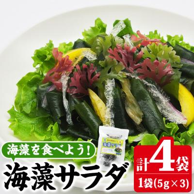 ふるさと納税 佐伯市 海藻サラダ (合計4袋・1袋3P入)