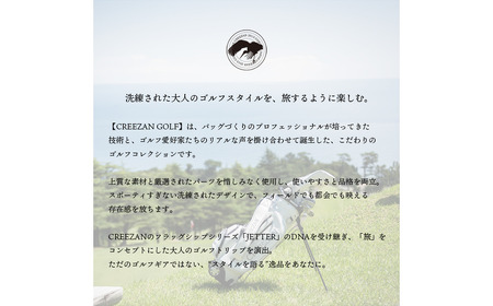 CREEZAN GOLF クリーザンゴルフ マルチケース ホワイト CCGI-017-01 / ゴルフ ミニショルダーバッグ ゴルフバッグ 軽量 収納力 水濡れに強い 高機能合成皮革 ショルダーストラ