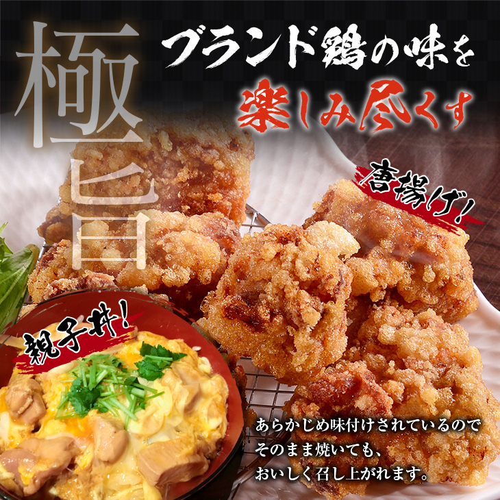 BA71-23_みやざき地頭鶏 計1kg 肉 鶏 鶏肉 地頭鶏 味付き 国産 おかず 食品 加工品 惣菜 おつまみ 送料無料_イメージ3