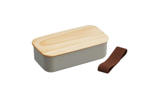 木蓋 ランチベルト 弁当箱 【モーブグレー】400ml 1段 食洗機 レンジ 対応 ランチボックス＜ skater＞  PAL5FK  灰色【お弁当箱 一段 パッキン付き 食洗機OK】奈良県 奈良市 なら 6-347