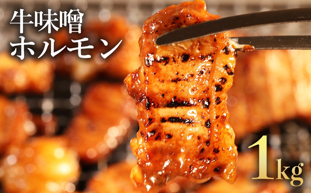 
                  牛みそホルモン 1kg（500g×2パック）
                