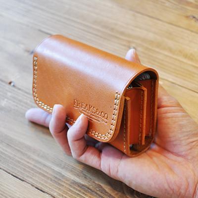 ふるさと納税 長岡京市 栃木レザー カードケース 大容量 【キャメル】 カードホルダー コンパクト じゃばら 本革 革