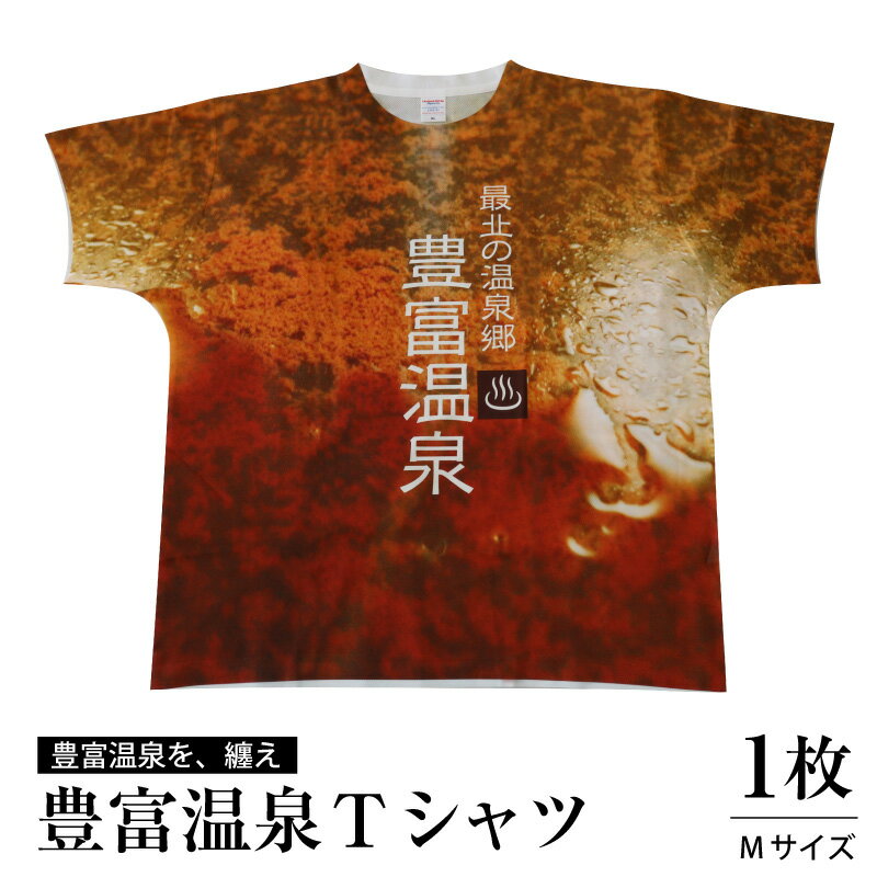 【ふるさと納税】 豊富温泉 Tシャツ 1枚 / tシャツ ティーシャツ ティシャツ 半袖 ファッション メンズ レディース 大人用 ご当地 日用品 雑貨 北海道 豊富町